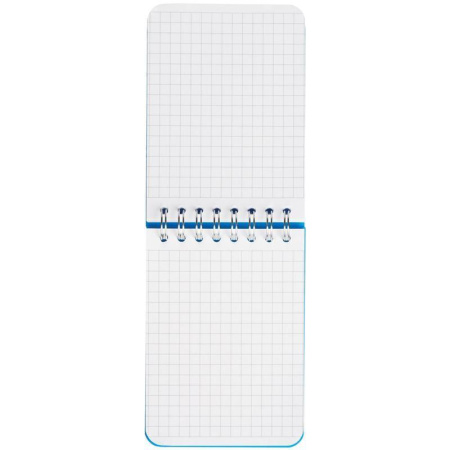 Блокнот Attache Fantasy А7 80 листов голубой в клетку на спирали (75х120 мм)