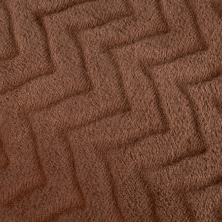 Плед Luscan микрофибра 200x220 см кофейный