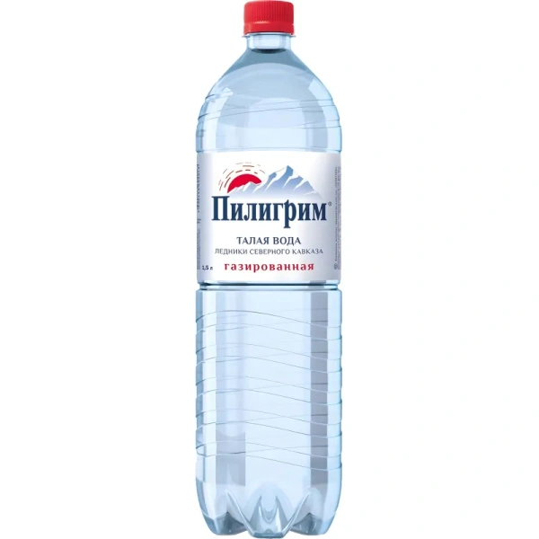 Вода минеральная Пилигрим столовая газированная 1.5 л